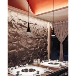 30x30cmPU Mountain Rock Net Red Background Wall Lightweight PU Stone Skin Culture Station Hotel Artificial Rock Interior