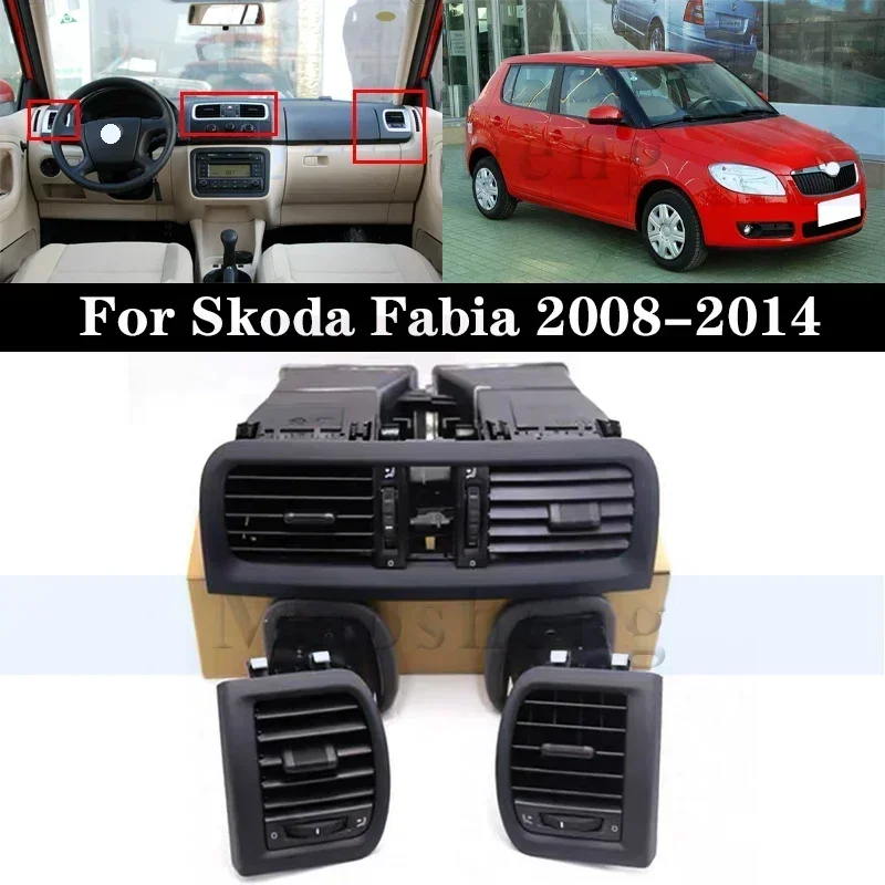 

Center/Side Instrument Panel Air Conditioning Outlet Vent For Skoda Fabia 2008-2014 Dashboard Air Conditioning Vent Outlet