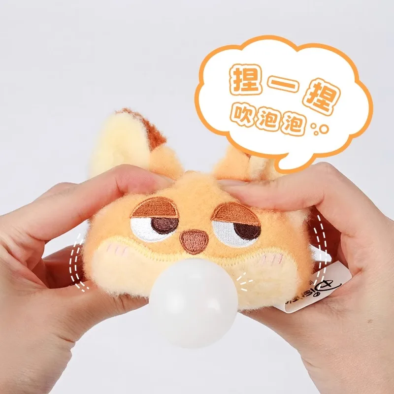 Uroczy breloczek Disney Potdemiel Zootopia pluszowa lalka Judy Nick anime kreskówka pluszaki wypchane zabawki zawieszka do torby prezent dla pary