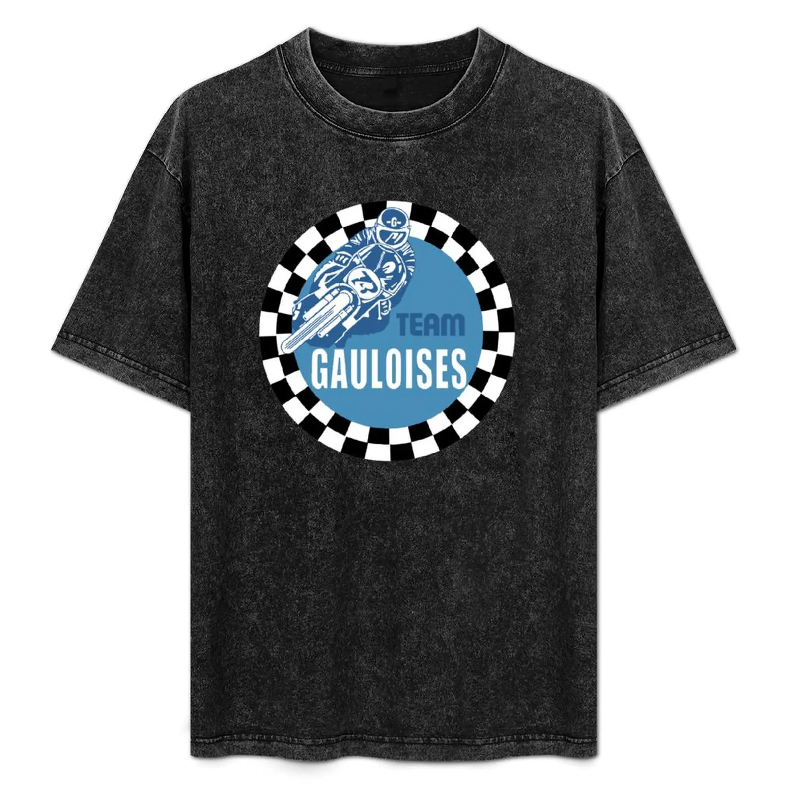 

Team Gauloises T-Shirt Casual Loose Fit Summer Tee Shirt