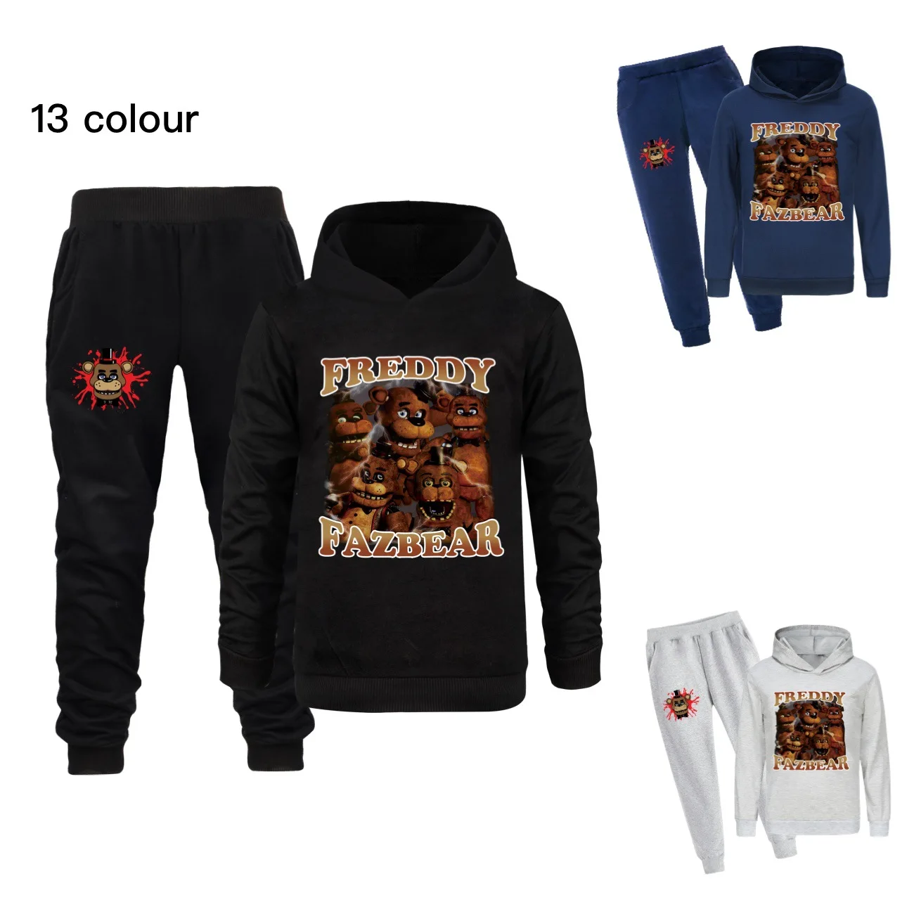 

5 Night At Freddy Fazbear's Pizza Hoodies Kids Coat Sweatshirts Pullover Outerwear Hoodie Girls Streetwear Hoody Boy Clothes2800