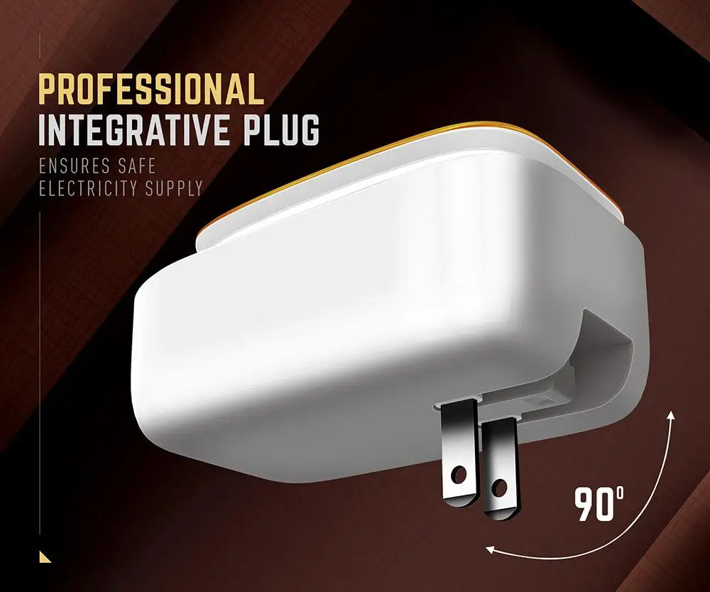 4USB Ports PD 20W Wall Charger With Intelligent LED Touch Night Light Adapter Fast Charging EU AU UK Plug For Travel Home Office