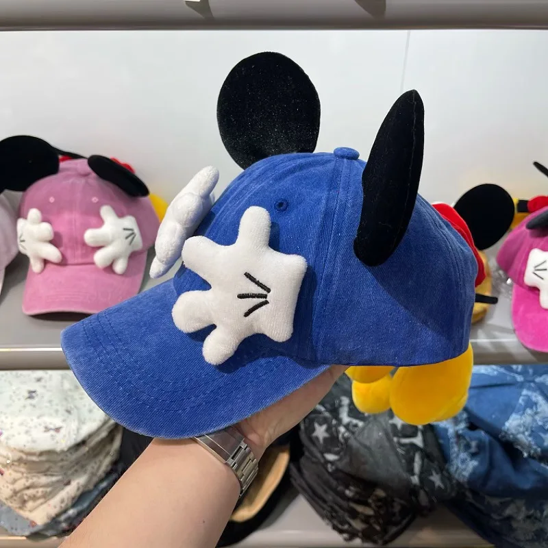 Meisjes Leuke Cartoon Muis Oren Baseball Cap Anime Eendenbek Stijl Y2K Outdoor Mode Zonnebrandcrème Zonnescherm Trendy Cap voor Vrouwen