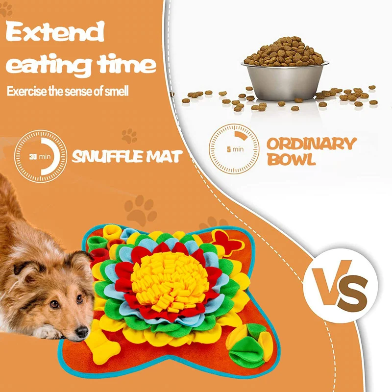 Good Pet Snuffle Mat for Dogs,Interactive Feed Puzzle for Boredom,Encourages Natural Foraging Skills image 2