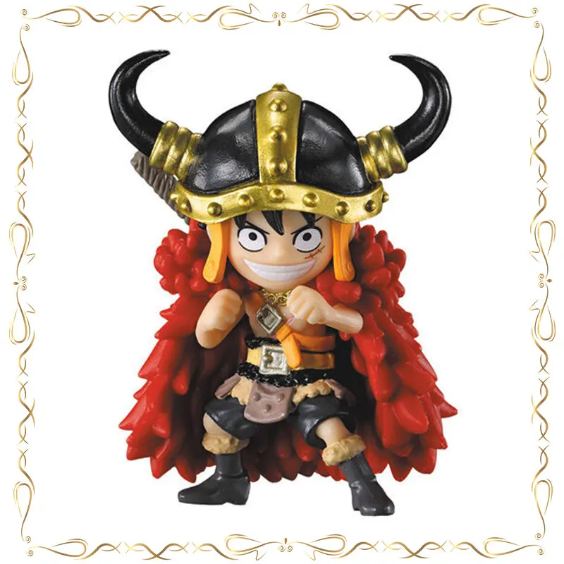 

BANDAI ONE PIECE Monkey D. Luffy Usopp Gashapon Cute Action Figure Collectible Model Toy