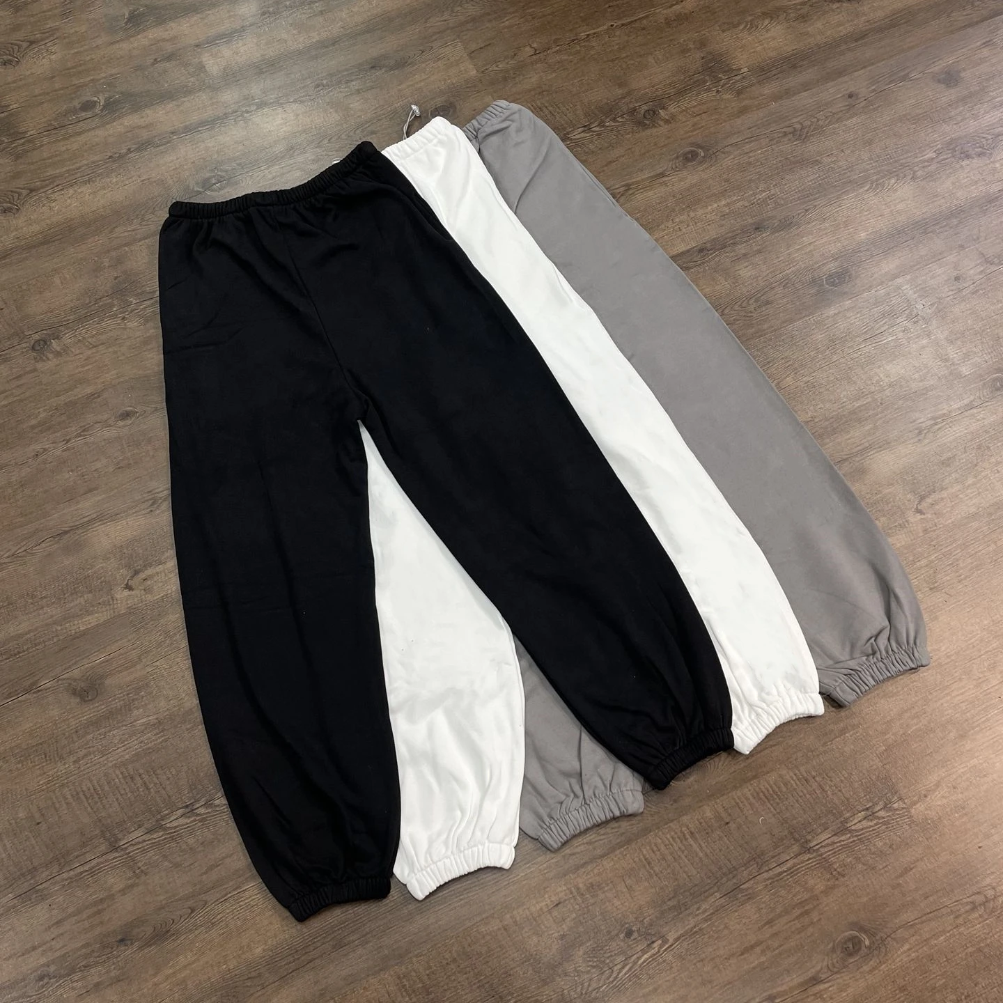 Yao Fashion KANYE WEST Solid Color Cleanfit Streetwear Sport Sweatpants Casual Loose HipHop High Street Unisex Pants For Men