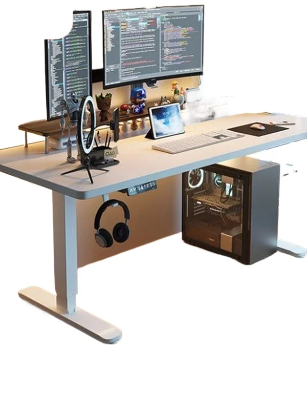 

Solid wood, electric, lifting table, smart, computer table