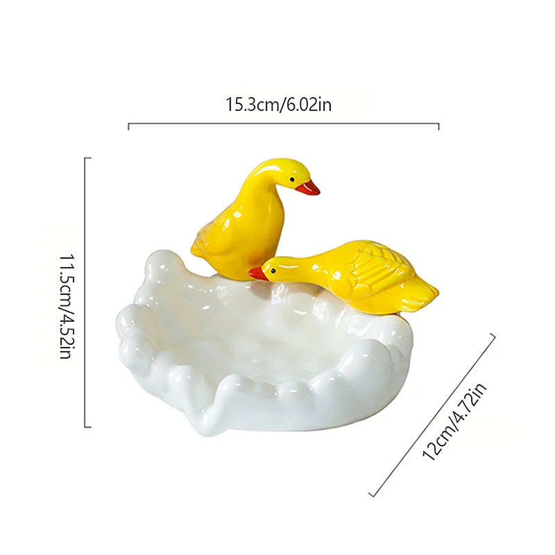 Portable Duck Soap Box Cartoon Soap Dish Drainable Soap Holder Soap Container Soap Dish For Tray Bathroom Accessories