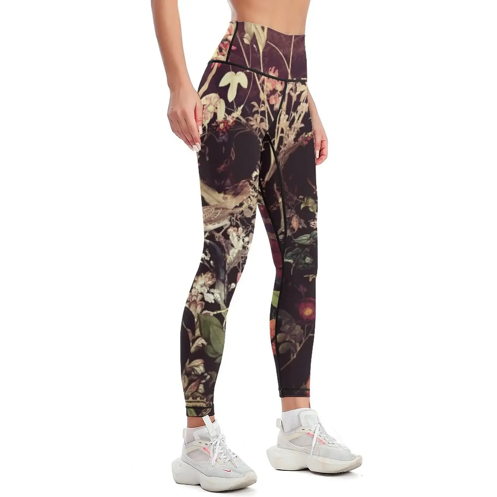 Bloom Skull Leggings sports woman gym sports for gym Fitness clothing Womens Leggings