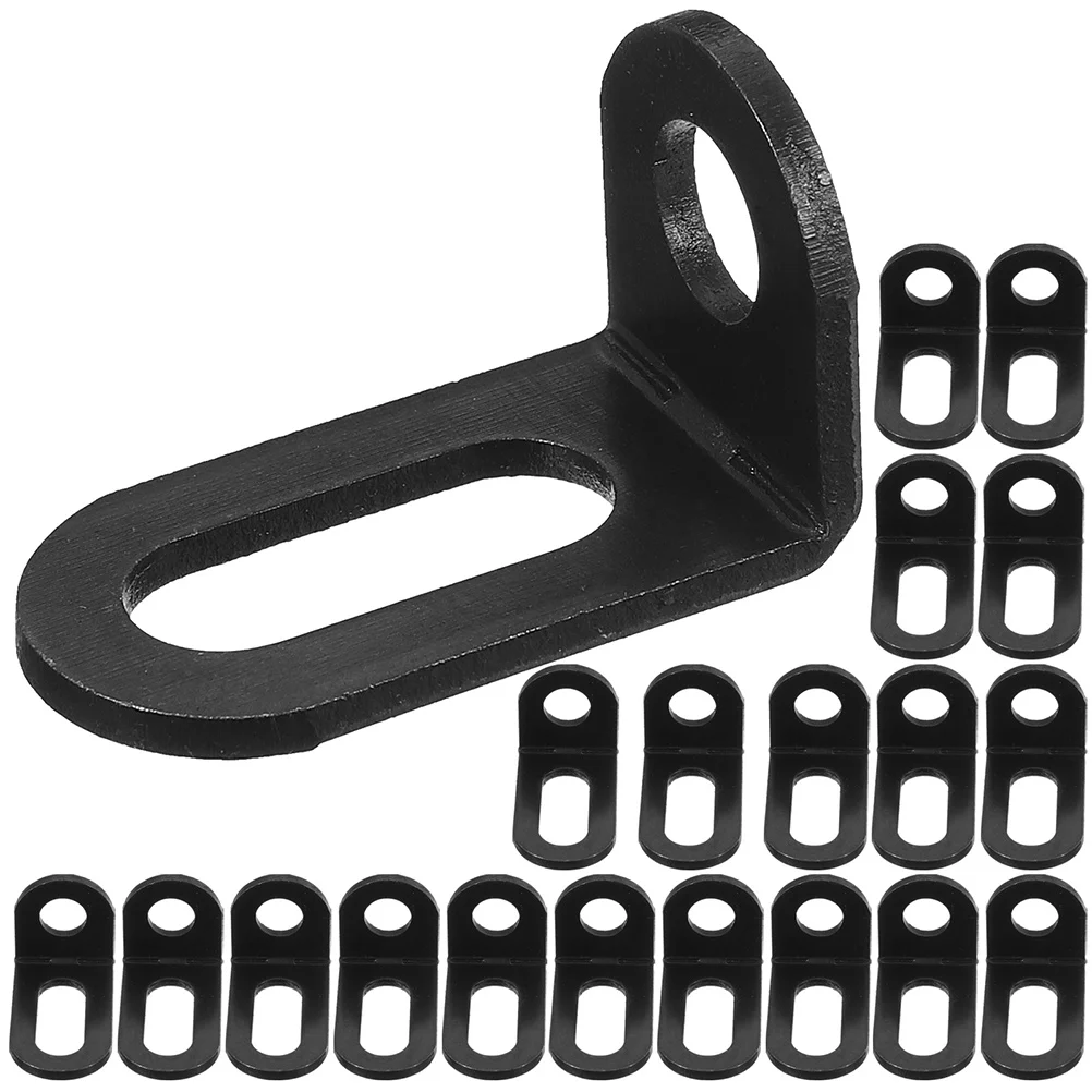 

40 Pcs Corner Table Bracket Brackets Joint Angle Furniture Hardware FixtureL Brace Furniture Connectors Hardware Fixture