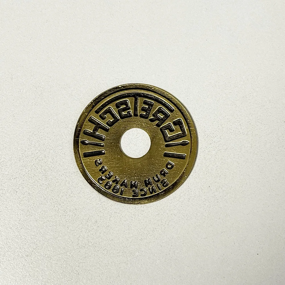 1950s 60's Gretsch Drum شارة مستديرة كمين توم كيك جزء خمر #2