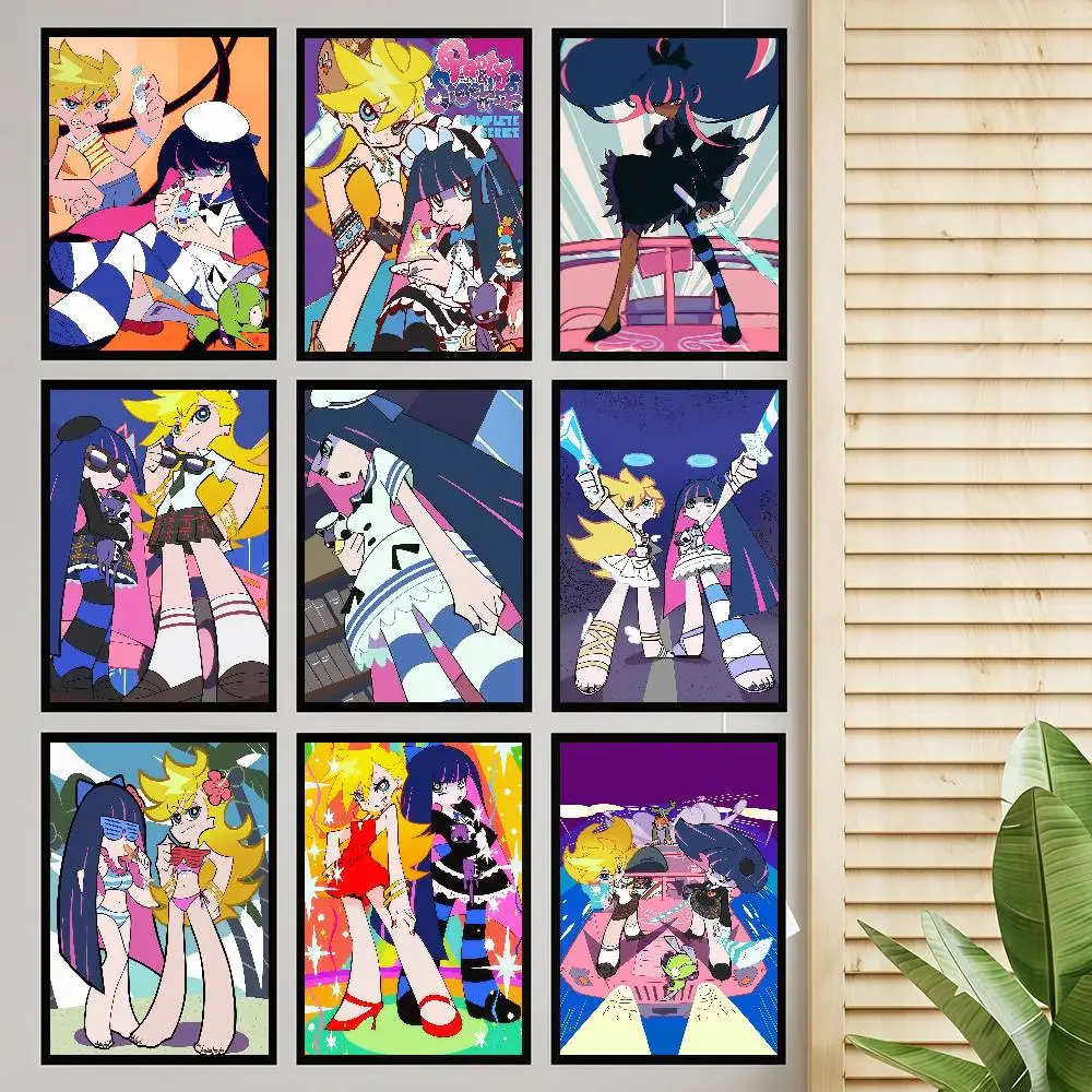 1PC Anime Panty And Stocking With Garterbelt Classic Vintage Posters HD Quality Wall Art Retro Posters For Home Room Wall Decor