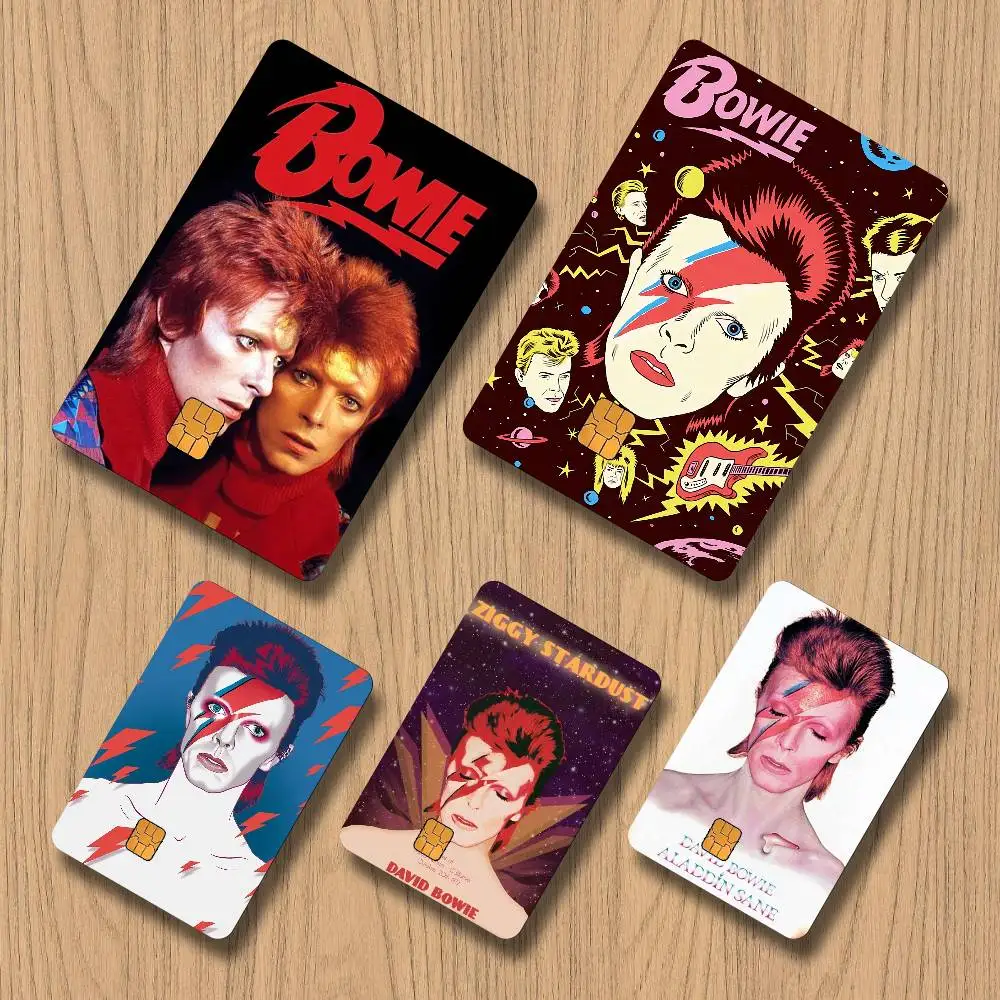 Star D-David B-Bowie Card Stickers Credit Card Protector Stickers Resist Scratches And Abrasions