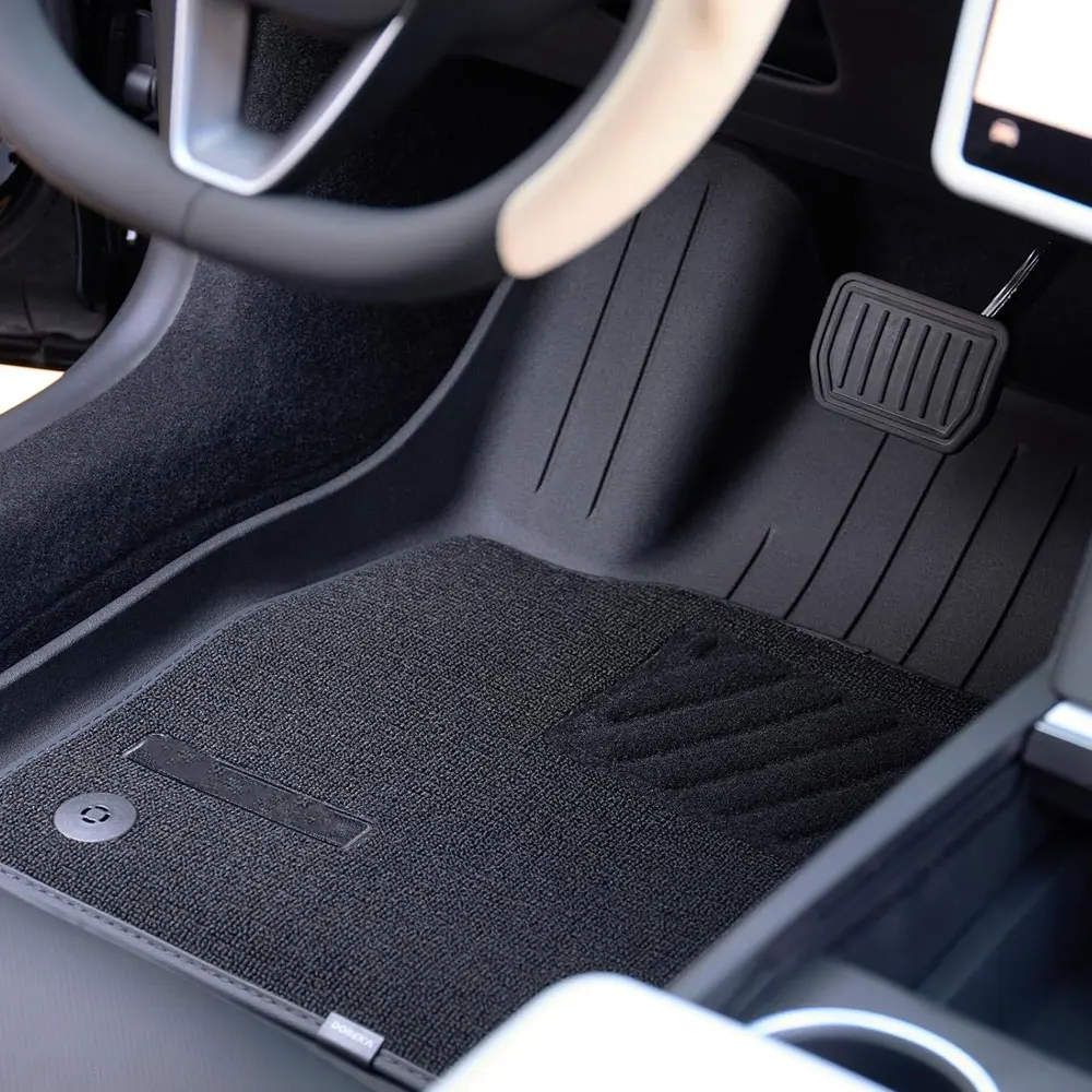 ل تسلا نموذج Y 2025 العرعر الحصير نموذج 3 هايلاند مخصص طبقة مزدوجة المضادة للانزلاق وحماية جميع الأحوال الجوية نموذج 3 #5