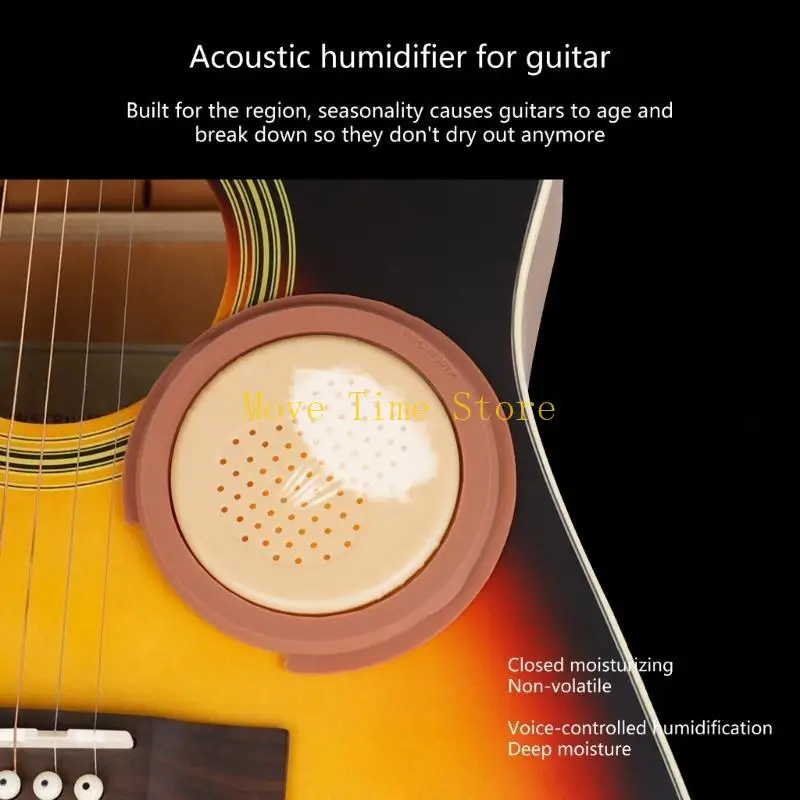 92me 3 في 1 الجيتار مرطب الثقوب صوت الرطوبة رطوبة الرطوبة المضادة للغيتار الصوتي #4