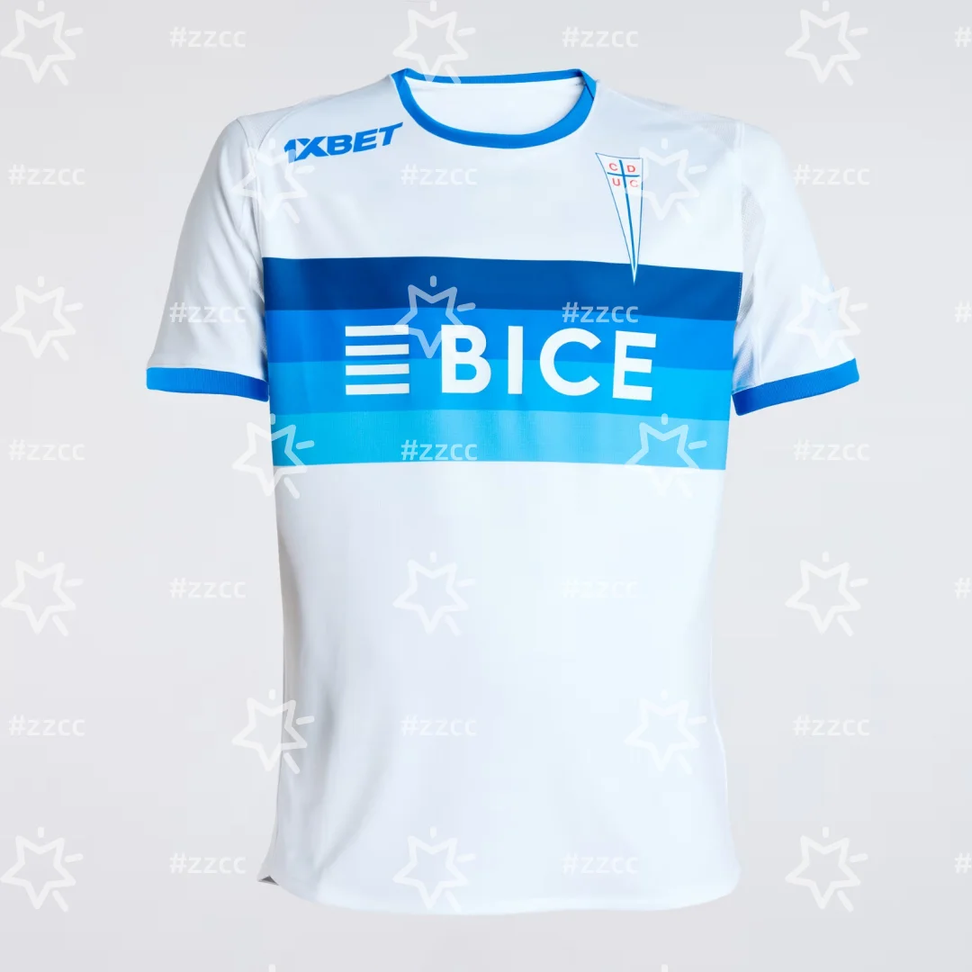 25-26 Univ Catolica home football jersey training set Summer Sports Men's T-Shirt Kid's Clothing Tee Woman Surfing T-shirt ﻿
