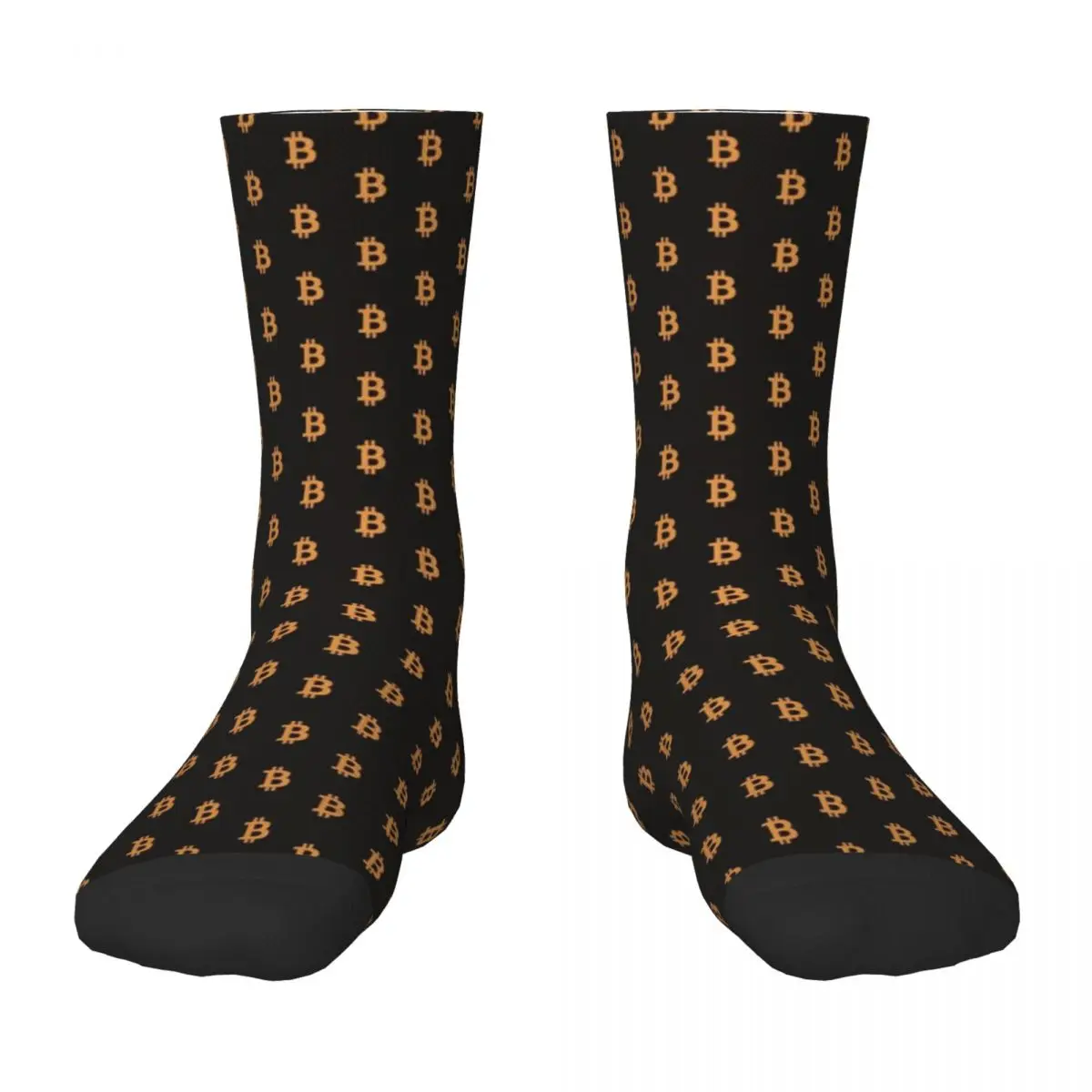 

Bitcoin Logo Pattern Socks compression christmas stocking Socks Men's Women's