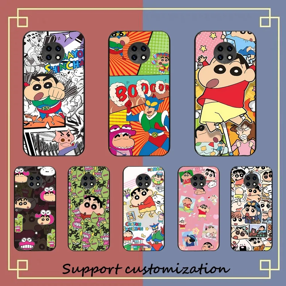 C-Crayon S-Shin-Chan Cute Phone Case For Redmi Note 4 X 5 A 6 7 8 Pro T 9 Pro 9S 10 Pro 11 Pro 11S 11Epro PocoM3pro