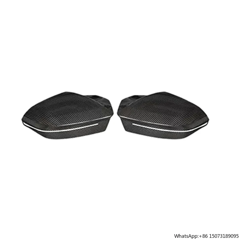 

IC Style Carbon Fiber Fibre Body Kit Side View Mirror Covers Caps for 5series G60 2024+