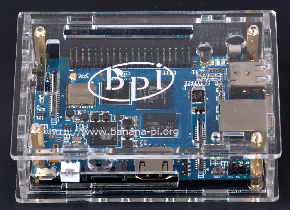 

Banana Pi M3/M2 Ultra/M64 Acrylic/Clear Case