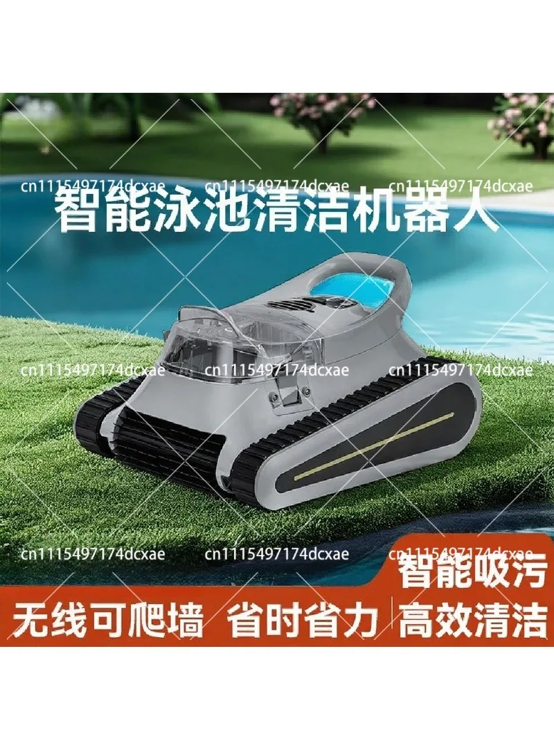 Wireless Automatic Pool Vacuum Cleaner Underwater Sewage Suction Machine for Pool Bottom Cleaning