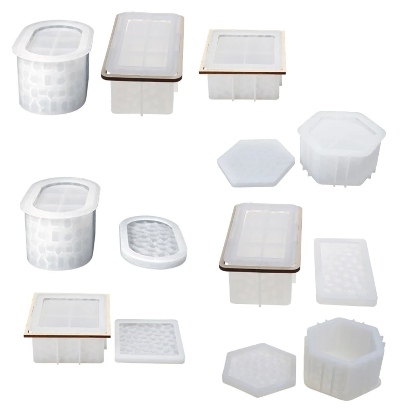 

Y4QE Storage Box Molds,Silicone Resin Box Molds,Storage Container Epoxy Mold Silicone for Resin Casting,Jewelry Box DIY Craft