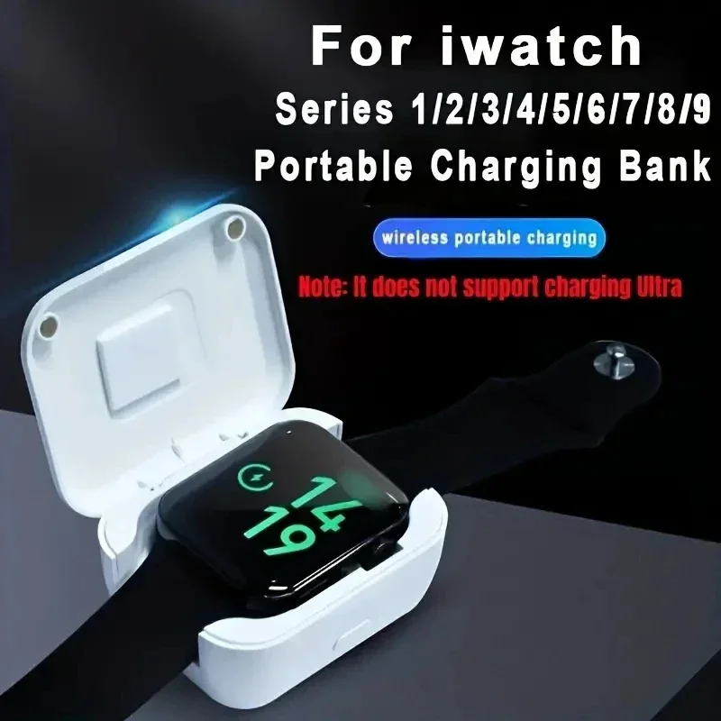 Fast Magnetic Watch Wireless Charger For Apple Watch 1-9 SE IWatch Dock Adapter 750mAh Power Bank Portable Charging Base Station