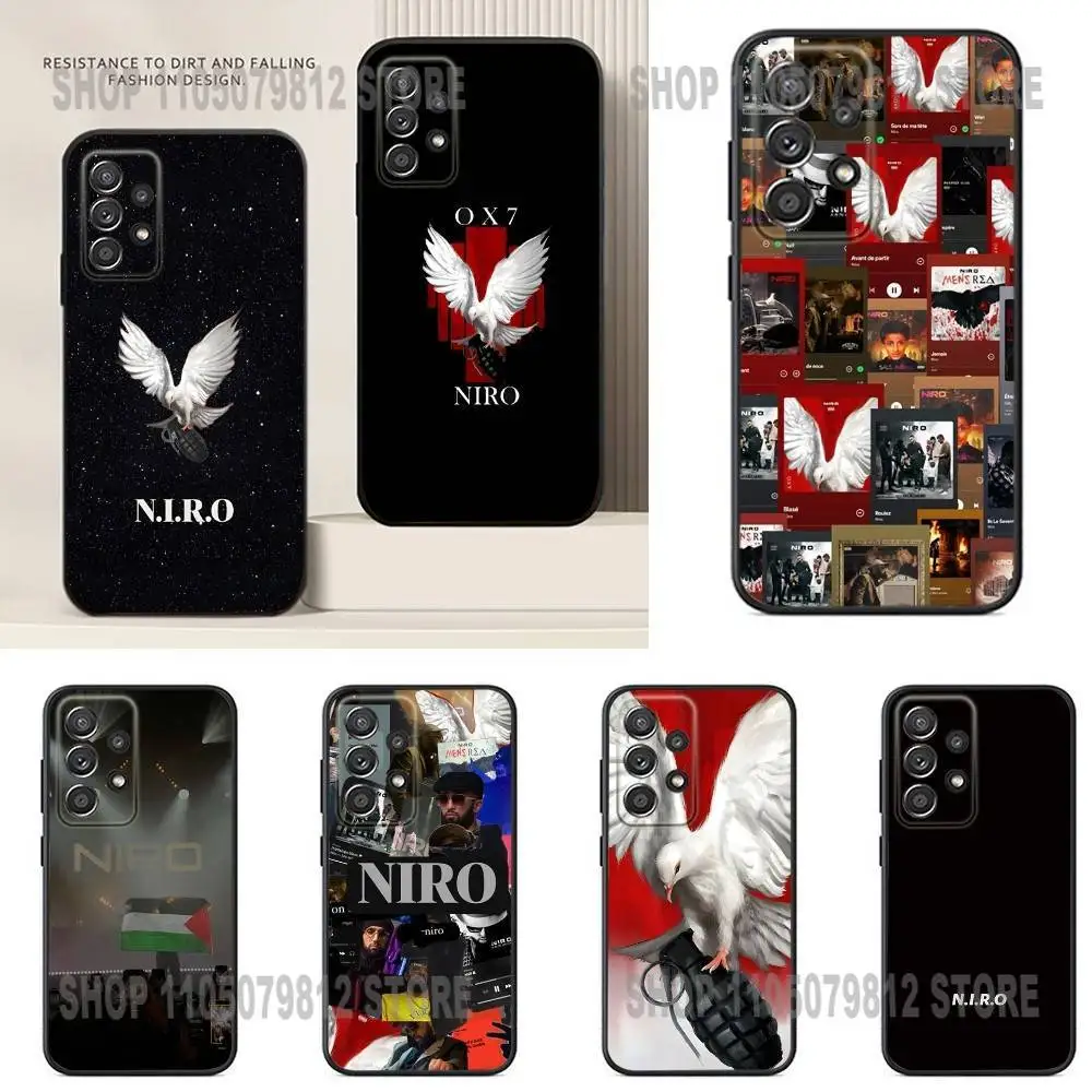 

N-NIRO OX7 Phone Case For Samsung S25,24,23,22,21,20,Ultra,10,10E,Plus Note20 Black Case