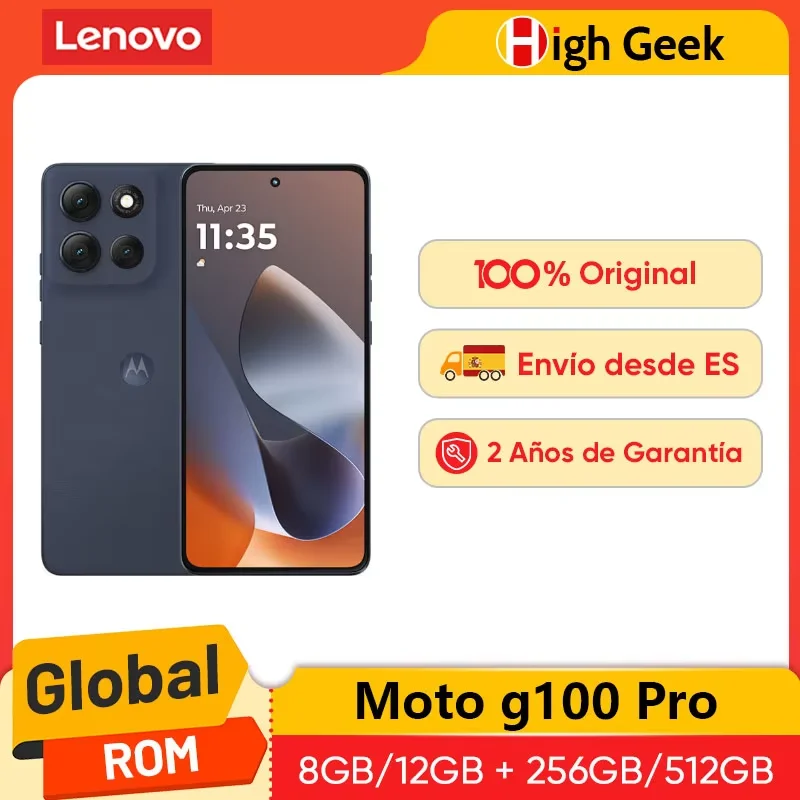 Global ROM Lenovo Motorola Moto G100 Pro Écran 6,7 pouces 1,5K pOLED 120 Hz Dimensity 7300 Batterie 6720 mAh Appareil photo 50 MP avec IA CN Version Motorola g86 power Global ROM Lenovo Motorola Moto G100 Pro Écran 6,7 pouces 1,5K pOLED 120 Hz Dimensity 7300 Batterie 6720 mAh Appareil photo 50 MP avec IA CN Version Motorola g86 power