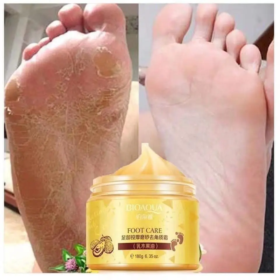 

180g Shea Butter Exfoliating Foot Cream Moisturizing Scrub Feet Pedicure Cream Tender Peeling Skin Care