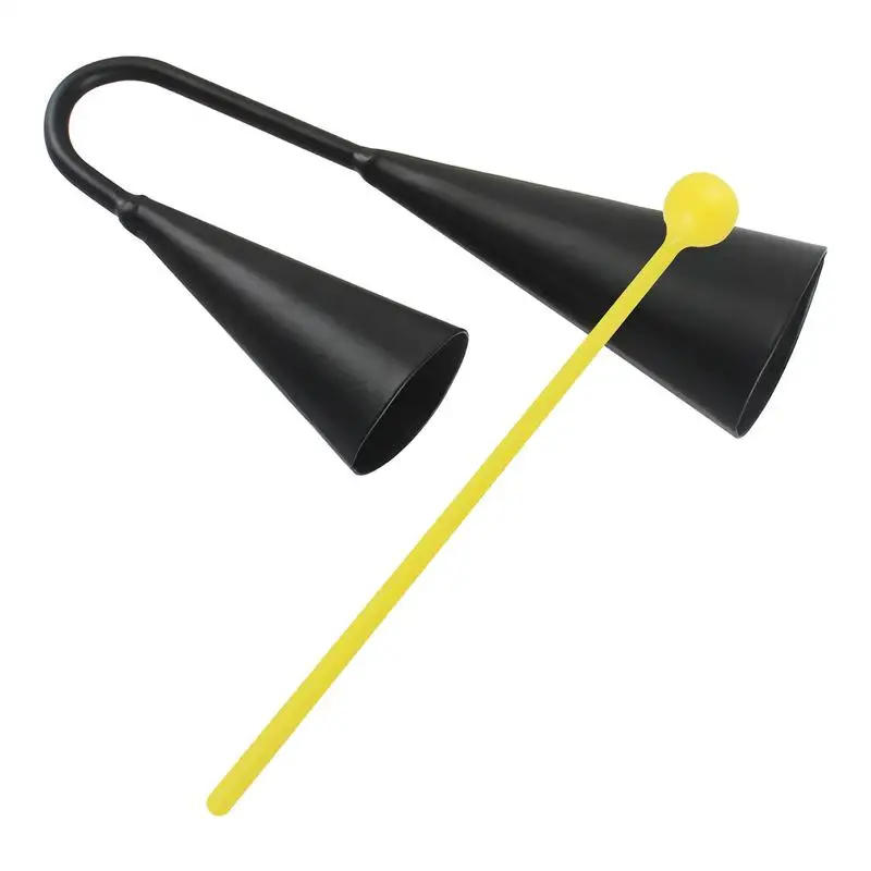 

Cowbell For Drum Set Traditional Percussion Instrument With Stick Hand Chimes For Travel Band Party Stage Church Education