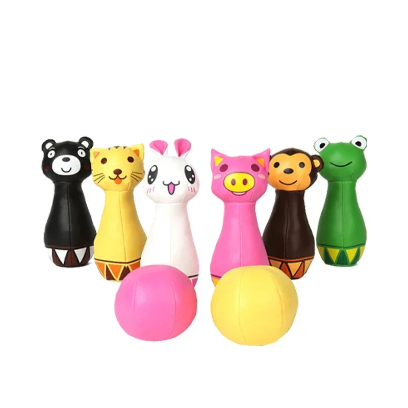 Child Sense Training Equipment Taiwan Animal Bowling Early Childhood Education Puzzle Parent-Child Interactive Game Toy