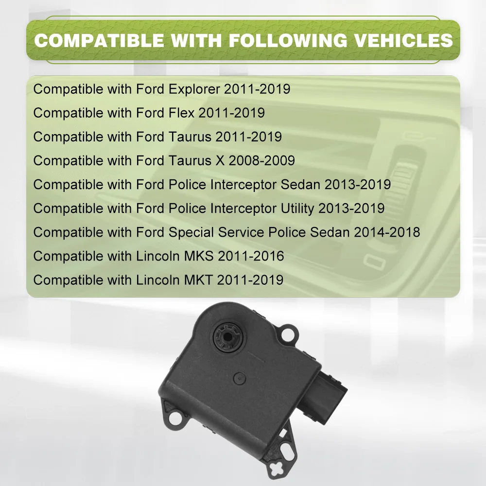 مشغل باب مزيج الهواء لسخان HVAC لسيارة Ford Explorer Flex Taurus 2011-2019 ES-604-234، 604-234، AA5Z19E616B، AA5Z19E616C،