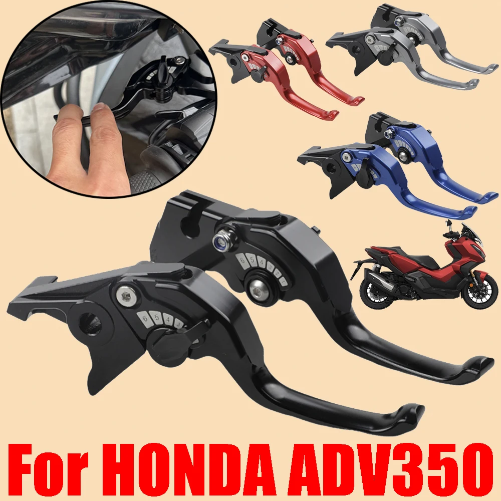 

New For HONDA ADV350 ADV 350 2021 - 2025 2024 Motorcycle Accessories Two Finger Short Brake Clutch Levers Handle Brake Lever
