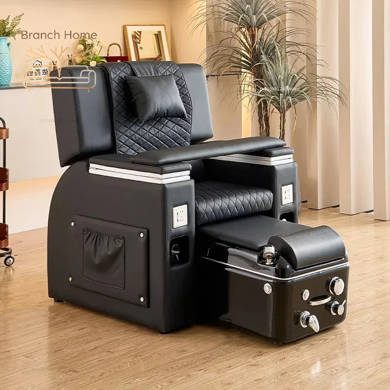 Electric Massage Pedicure Chair with Manicure Table and Bath 2025L