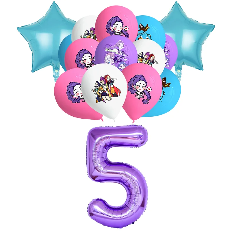 Geburtstagsparty-Dekoration Anime-Charakter Tischgeschirr Teller Becher Ballon-Set Banner Hintergrund Geschenktüte Schlüsselanhänger Party-Zubehör