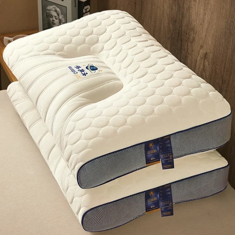 Antibacterial and Anti Mite Non Latex Pillow Household Natural Rubber Cervical Spine Pillow To Help Sleep