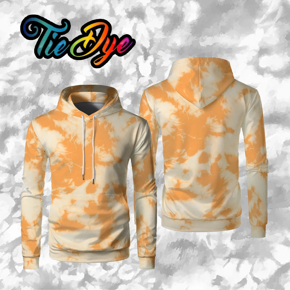 

Fashionable Tie-dye Print Sweatshirt Outdoor Sports Thin Breathable Quick-drying Sun Protection Sweatshirt Unisex Loose Pullover