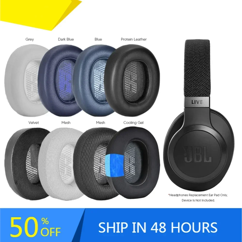 Replacement Ear Pads For JBL Live 650BTNC Live 660NC E65BTNC Duet NC Headphone Accessories Headset Ear Cushion Repair Parts