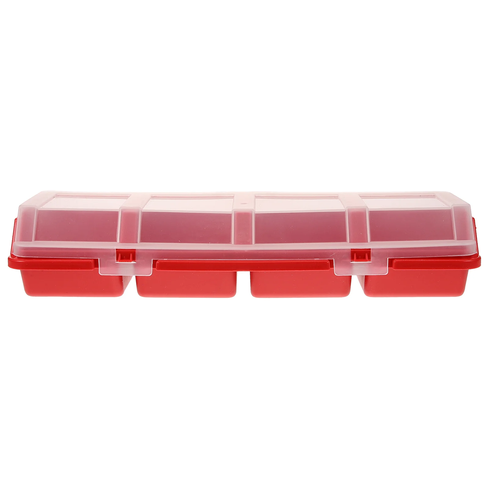 2Pcs Parts Storage Box Plastic Screw Organizer Portable Compartment Case Small Portable Screw Storage Box Parts Organizer