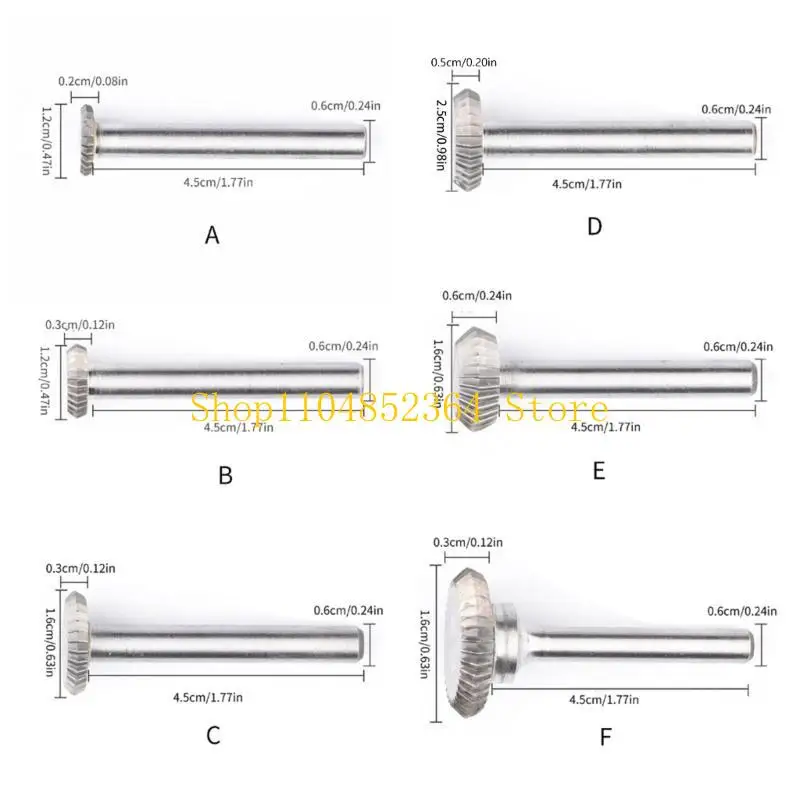 652f y-type carbides ไฟล์โรตารี่รูปดิสก์รูปทังสเตน