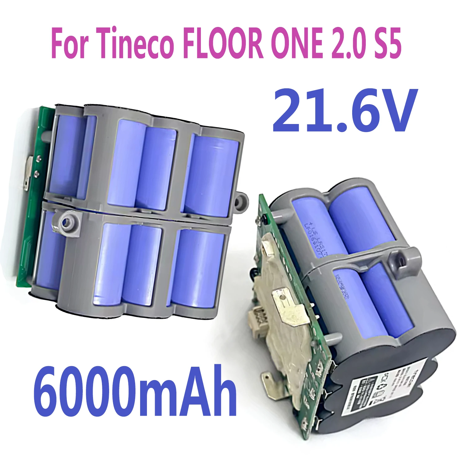 

Сменная батарея 6000 мАч для Tineco Floor ONE S5 PRO 2/S5 Smart/Steam Floor Scrubber