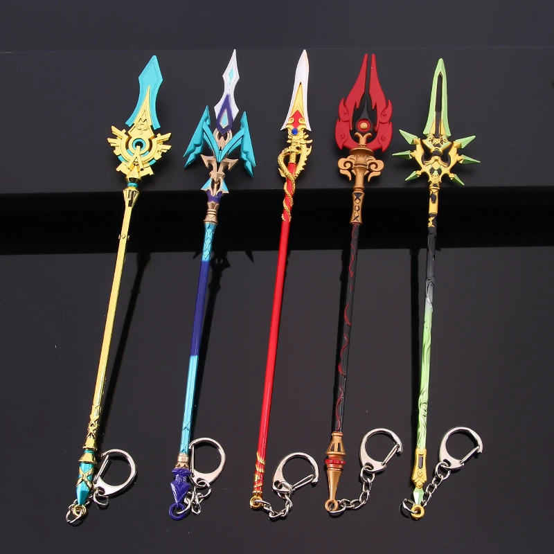 22cm Festering Desire Genshin Impact Albedo Chinese Mobile Game Peripherals Metal Sword Weapons Model 1/6 Equipment Accessories