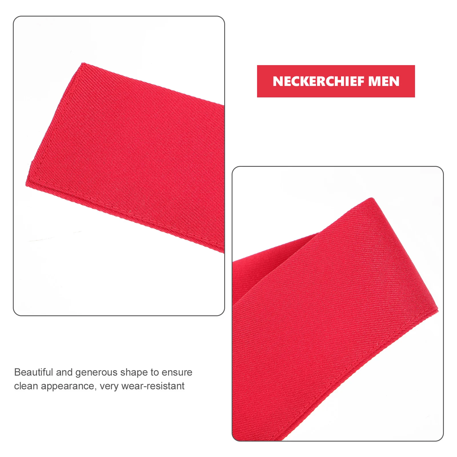 

2pcs Neckerchief Adjustable Cotton Washable Reusable Restaurant Hotel Waiter Cook Working Clothes Accessories Bow