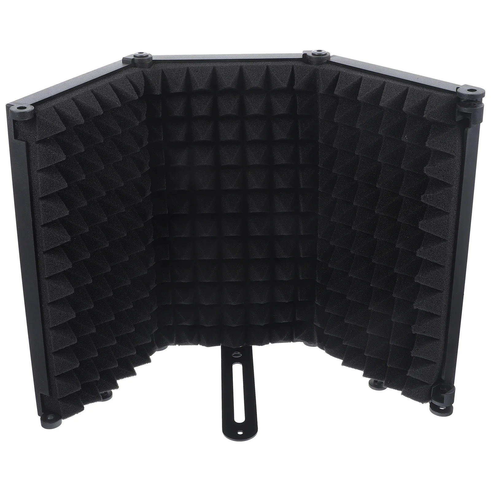 

1Set Microphone Filter Foldable Iron Sponge Noise Reduction Windproof Shield Mic Sound Filter Recording Accessories