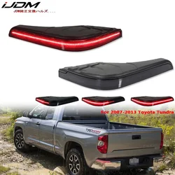 iJDM Car Rear Bumper Step Corner Insert Pad Lights For 2007-2013 Toyota Tundra Tail/Brake Rear Fog Lamps and Turn Signal Light