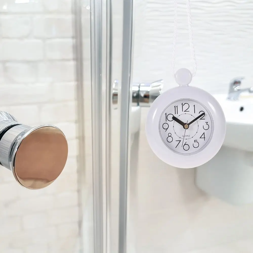 

Swimming Pool Bathroom Waterproof Wall Clock Simple Hanging Digital Alarm Water-proof Outdoor Clocks Mute Towel Hanging Adorn
