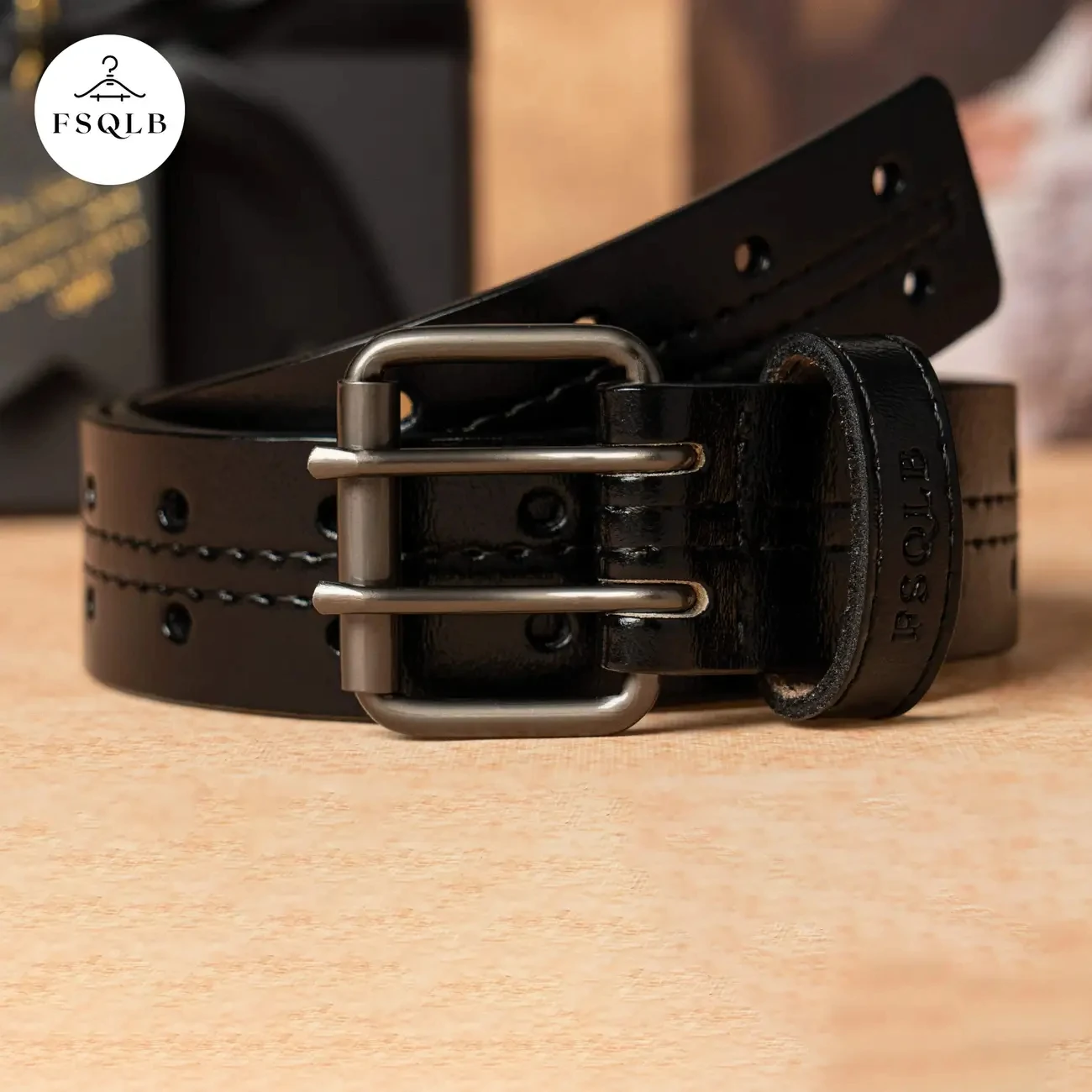 Herren-Gürtel Vintage Nadel-Schnalle Hochwertige Luxusmarke Modischer Gürtel für Herren-Jeans Vielseitiger Rindsleder-Gürtel für Herren – Detail 5