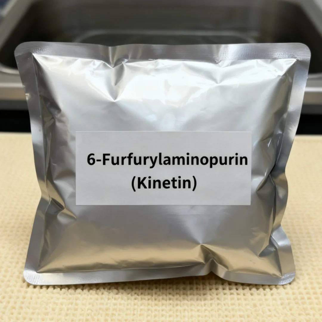 99% TC 6-Furfurylaminopurin(6-KT): Kinetin Meststof Regulator for Plant Anti-aging & Fruit Setting