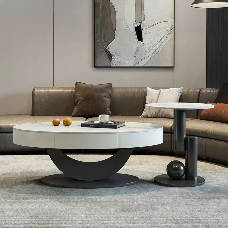 

Decoration Aesthetic Coffee Table Unique Style Glam Premium Coffee Tables Design Storage Mesa Auxiliar Living Room Decoration